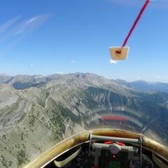 Flugwegposition um 13:51:30: Aufgenommen in der Nähe von Arrondissement de Digne-les-Bains, Frankreich in 2486 Meter